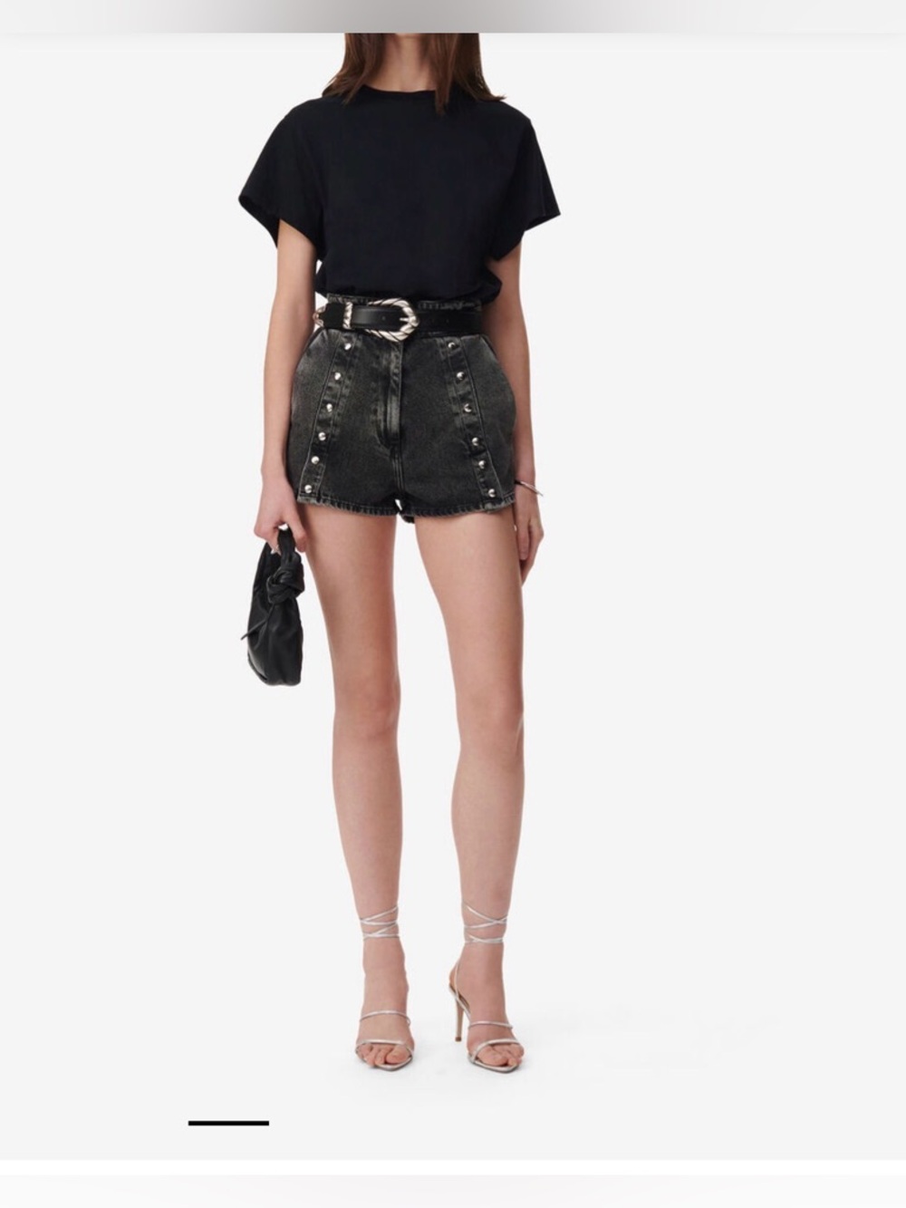 IRO Gennya Button Denim Shorts size FR 34 / US 0